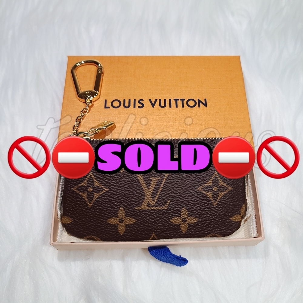 🚫⛔SOLD🚫⛔ LOUIS VUITTON KEY POUCH MONOGRAM CLES - Picture 1 of 8